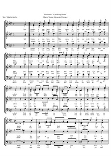 Winterreise, Nr.1-43, Op.23: Nr.11 Frühlingstraum by Werner Schneider-Wiegand