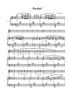 Pecchè?: For voice and piano by Gaetano Errico Pennino