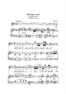 Otello: Act III, aria 'Deh calma, o ciel', for voice and piano by Gioacchino Rossini