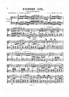 Piano Transcription on 'The Bohemian Girl' by Balfe, Op.36: Piano Transcription on 'The Bohemian Girl' by Balfe by Ferdinand Beyer