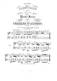 The National Schottisch: For a single performer by Charles Louis Napoleon d'Albert