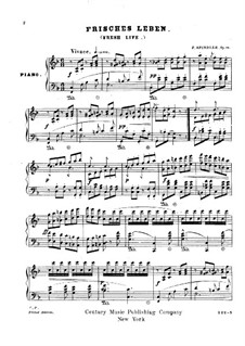 Fresh Life, Op.38: Fresh Life by Fritz Spindler
