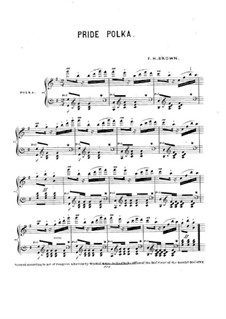 Pride Polka: Pride Polka by Francis Henry Brown
