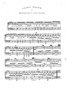 Clara Waltz: Clara Waltz by Unknown (works before 1850)