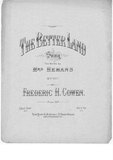 The Better Land: D Major by Frederic Hymen Cowen