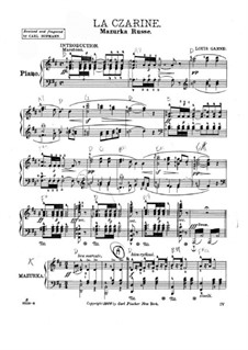 La czarine: D Major by Louis Ganne