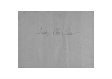 Sonata for Oboe and Piano No.1 in C Minor, Op.34: Sonata for Oboe and Piano No.1 in C Minor by Theodor Bernhard Sick