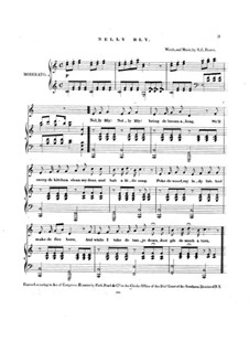 Nelly Bly: For voice, choir and piano by Stephen Collins Foster