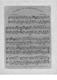 Olympic Schottisch, Op.23: Olympic Schottisch by Charles Lenschow