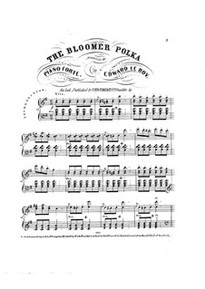 The Bloomer Polka: The Bloomer Polka by Edward Le Roy
