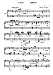 Sketch for Piano: Sketch for Piano by Vladimir Polionny