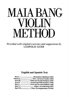 Violin Method: Part II by Maia Bang