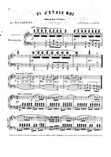 Si j'etais roi: Si j'etais roi by H. E. Lehmann