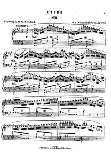 Morceau caractéristique en forme d'Étude, Op.22: Etude No.2 by Hermann Adolf Wollenhaupt