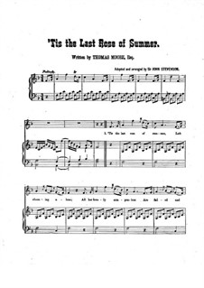 The Last Rose of Summer: In F Major by John Stevenson