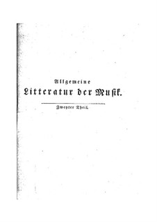 General Literature of Music: Book II by Johann Nikolaus Forkel
