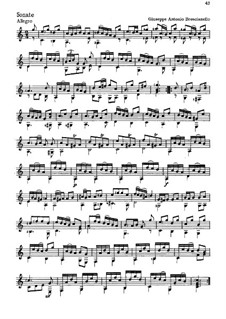 Sonatas and Partitas for Lute: Sonatas and Partitas for Lute by Giuseppe Antonio Brescianello