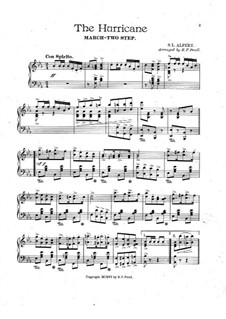 Hurricane, for Piano: Hurricane, for Piano by Saul L. Alpert