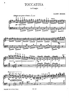 Toccatina for Piano: Toccatina for Piano by Harry Hodge