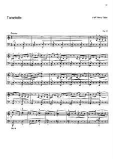 Tarantella for Piano, Op.25: Tarantella for Piano by Juliusz Zarębski