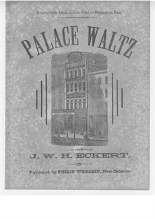 Palace Waltz: Palace Waltz by J. W. H. Eckert