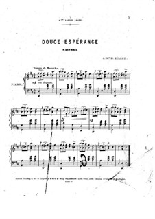 Douce espérance: Douce espérance by J. W. H. Eckert