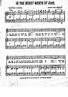 In the Memory Month of June: In the Memory Month of June by Harry Polk Pringle