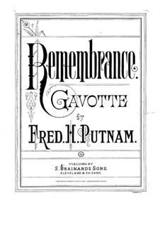 Remembrance: Remembrance by Fred H. Putnam