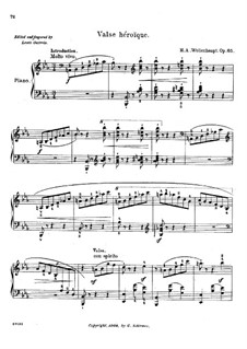 Valse héroïque, Op.65: Valse héroïque by Hermann Adolf Wollenhaupt