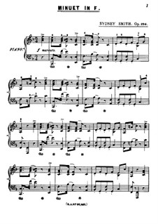 Minuet in F Major, Op.224: Minuet in F Major by Sydney Smith