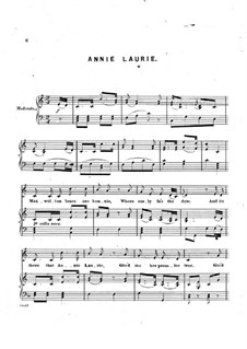 Annie Laurie: Annie Laurie by Unknown (works before 1850)