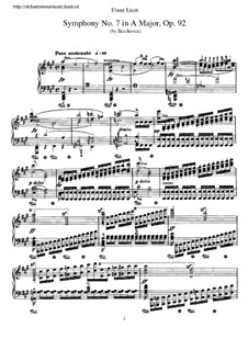 Complete Symphony: Version for piano by Ludwig van Beethoven