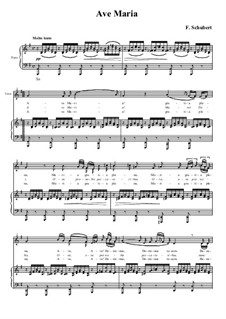 Piano-vocal score (Page 3): G Major by Franz Schubert