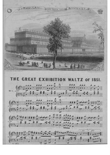The Great Exhibition Waltz of 1851: The Great Exhibition Waltz of 1851 by Unknown (works before 1850)