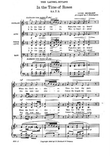 In the Time of Roses: In F Major by Louise Reichardt