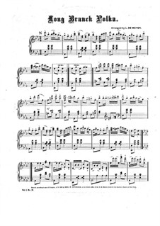 Long Branch Polka: For piano by Unknown (works before 1850)