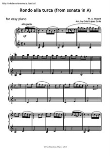 easy rondo musicaneo turca alla version inside