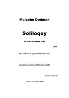 Soliloquy, MMS23: Soliloquy by Malcolm Dedman