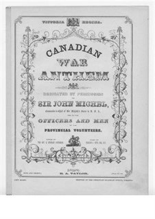 Canadian War Anthem: Canadian War Anthem by Charles A. Sippi
