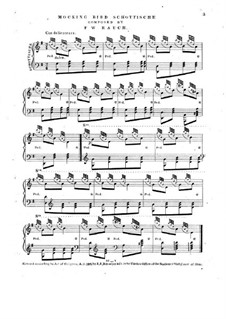 Mocking Bird Schottische, for Piano: Mocking Bird Schottische, for Piano by F. W. Rauch