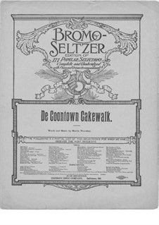 De Coontown Cake Walk: De Coontown Cake Walk by Martin Thornley