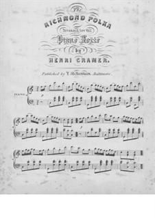 The Richmond Polka: For piano by Unknown (works before 1850)