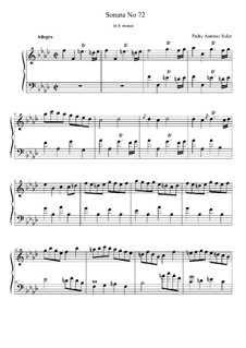 Sonata No.72 in F Minor : Sonata No.72 in F Minor  by Antonio Soler