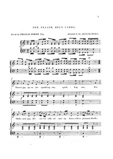 The Sailor Boy's Carol: The Sailor Boy's Carol by Unknown (works before 1850)