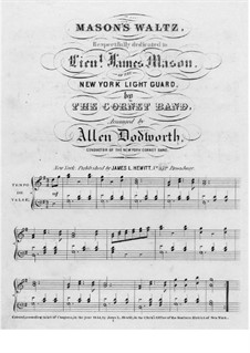 Mason's Waltz: Mason's Waltz by Unknown (works before 1850)