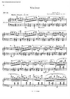 Waltzes, Op. posth.70: Complete set by Frédéric Chopin