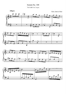 Sonata No.108 in C Major: Sonata No.108 in C Major by Antonio Soler