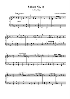 Sonata No.16 in E Flat Major : Sonata No.16 in E Flat Major by Antonio Soler