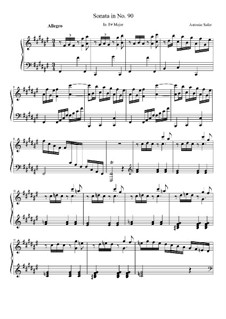 Sonata No.90 in F Sharp Major: Sonata No.90 in F Sharp Major  by Antonio Soler