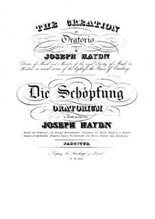 The Creation, Hob.XXI/2: Full score by Joseph Haydn